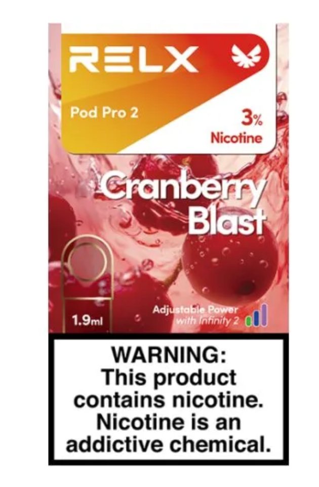 RELX クランベリー Cranberry Blast 3%
